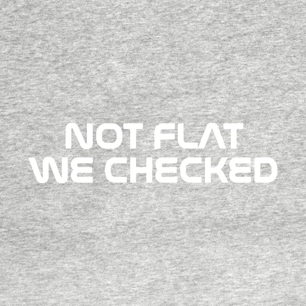NASA Not flat we checked by PaletteDesigns